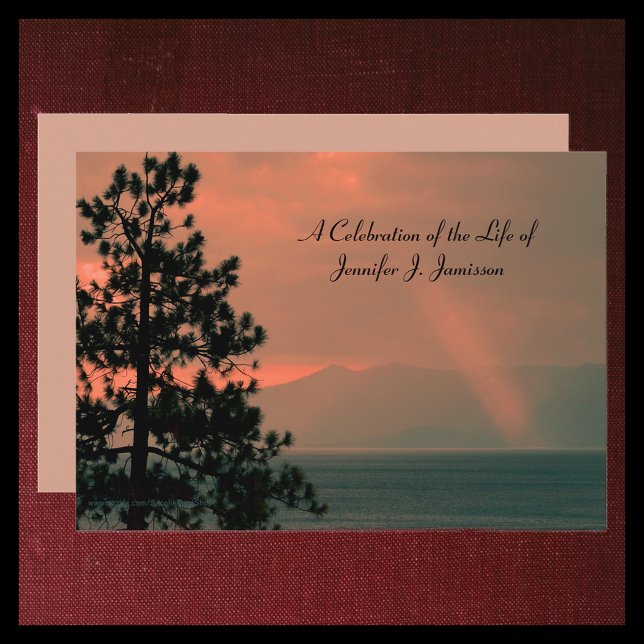 Feier zur Erinnerung an die Lichtbäume am See Einladung (Von Creator hochgeladen)