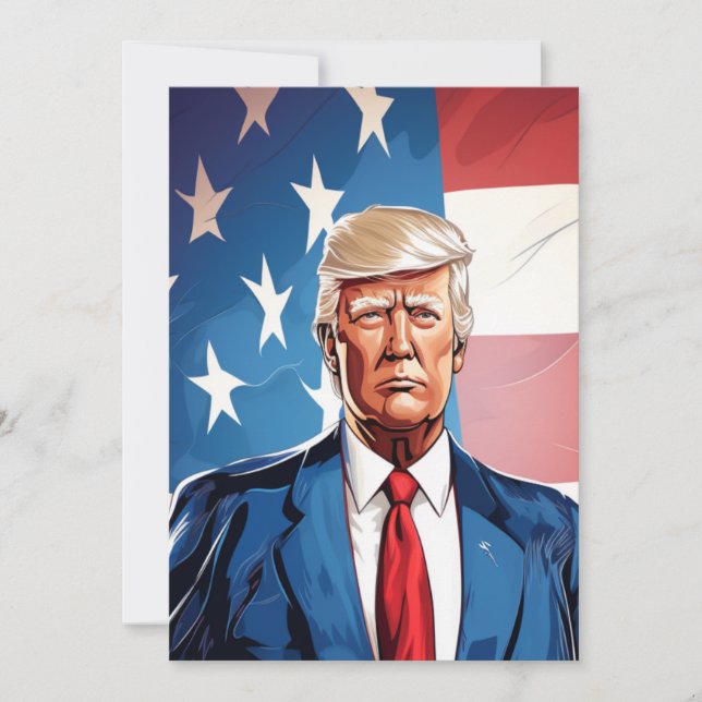 Feier zur Präsidentschaftswahl Einladung (Vorderseite)