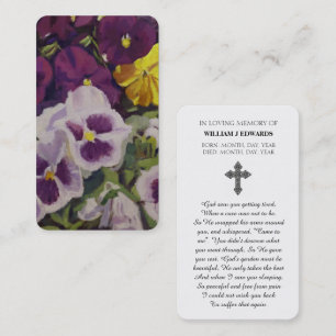 Feier zur Sympathie-Karte der lebenslangen Blume Visitenkarte