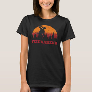 Feierabend Bierchen Cologne Skyline Sunset Men T-Shirt