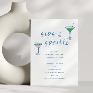 Feierabend Cocktail Partys Weihnachts-Feier Einladung