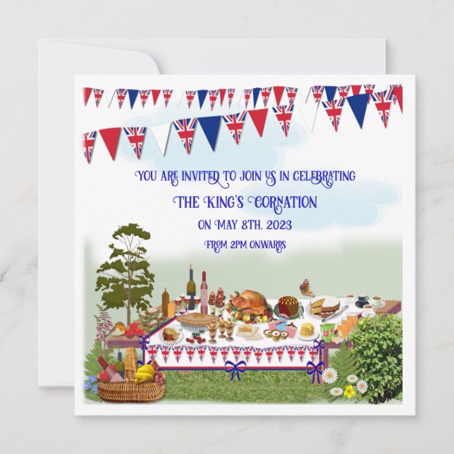 Feierabend Einladung zur Krönung (Vorderseite)