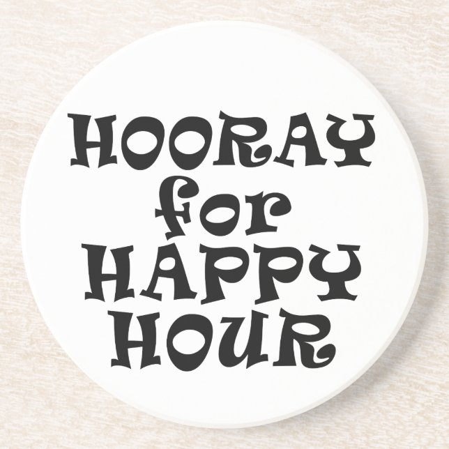 Feierabend für den Happy-Hour-Untersetzer Untersetzer (Vorne)