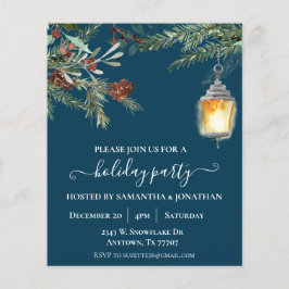 Feierabend Weihnachten Winter Pine Drop Flyer