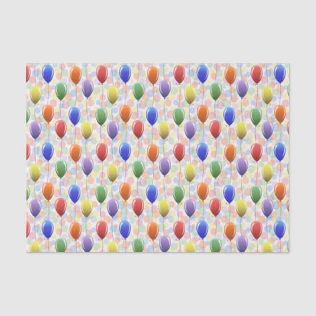 Feierballons Seidenpapier (Vorderseite)