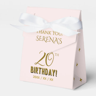 Feiere 20 geschenkschachtel