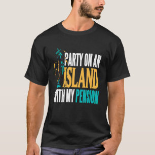 Feiere auf dem strandseitigen Paradies mit meiner T-Shirt