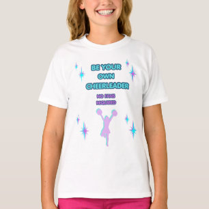 FEIERE MICH WEISSE LILA MOTIVATIONSTEENIEGERIN T-Shirt