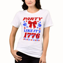 Feiere wie 1776 Roter Gingham-Bogen
