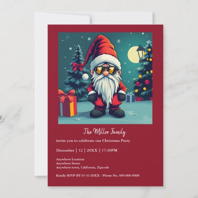 Feierlich gemütliche Weihnachtsfeier in Disgua (Vorderseite)