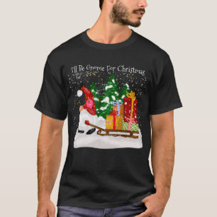 Feierlich werde ich zum Weihnachtsschnee kommen T-Shirt