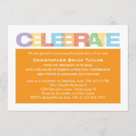 Feierliche Abschluss-Einladung Einladung