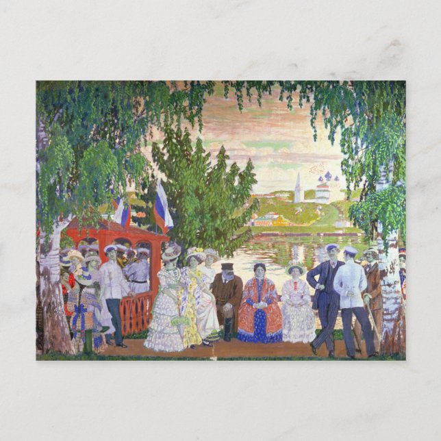 Feierliche Ansammlung, 1910 Postkarte (Vorderseite)