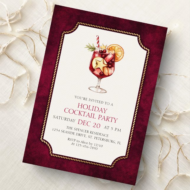Feierliche Cocktailparty Einladung (Von Creator hochgeladen)