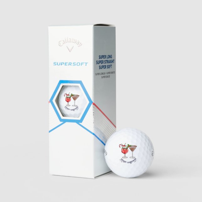 Feierliche Drinks Thema Perfect Christmas Callaway Golfball (Verpackung)