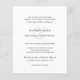 Feierliche Einladung zum Hochzeitsfeiern