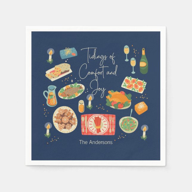 Feierliche Essenszeiten und Komfort Serviette (Vorderseite)