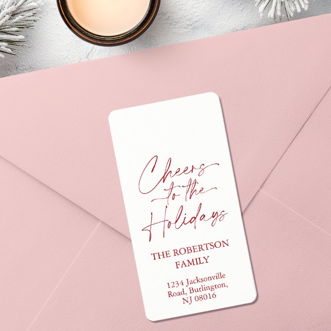 Feierliche Feier Adressaufkleber (Von Creator hochgeladen)