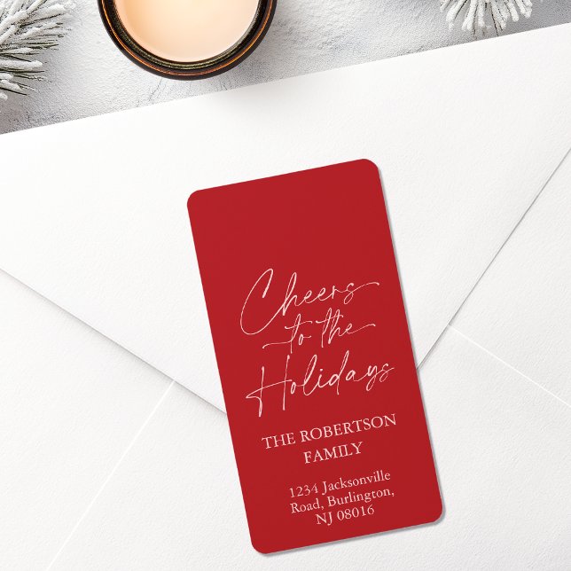 Feierliche Feier Adressaufkleber (Von Creator hochgeladen)