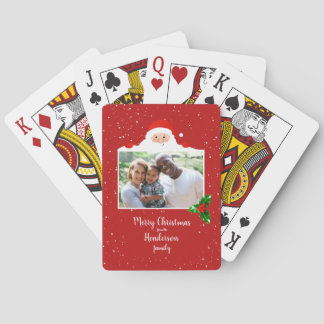 Feierliche Feier Der Weihnachtsmann - Foto - Perso Spielkarten