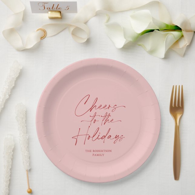 Feierliche Feier Pappteller (Hochzeit)