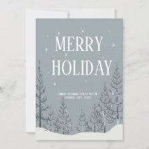 Feierliche Feier zum Merry Holiday