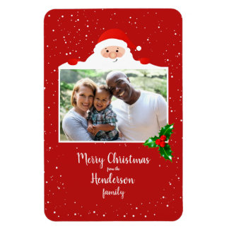 Feierliche Feierlichkeit Santa - Foto - Personalis Magnet