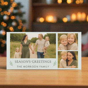 Feierliche Feierlichkeiten 3 Foto Botanische Festt Feiertagskarte