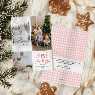 Feierliche Feiertage 2 Foto Feiertagskarte