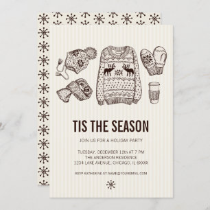 Feierliche Feiertage Einladung