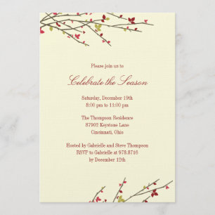 Feierliche Feiertage Einladung der Holiday Branche