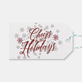 Feierliche Feiertage - Eleganter Geschenktag Geschenkanhänger