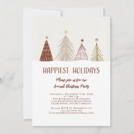 Feierliche Feiertage Elegantes Festival Einladung