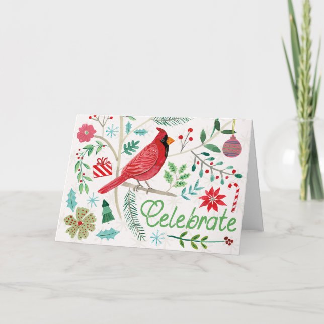 Feierliche Feiertage Feiertagskarte (Vorderseite)