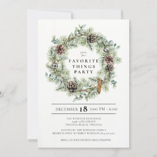 Feierliche Feiertage Ferienhaus im Grünen Einladung