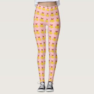 Feierliche Feiertage Leggings mit Weihnachtsglocke