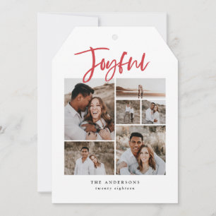 Feierliche Feiertage mit mehreren Fotos Feiertagskarte