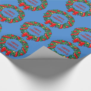 Feierliche Feiertage mit Whimsical Reef Moderne Geschenkpapier