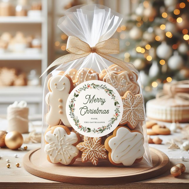 Feierliche Feiertage Runder Aufkleber (Von Creator hochgeladen)