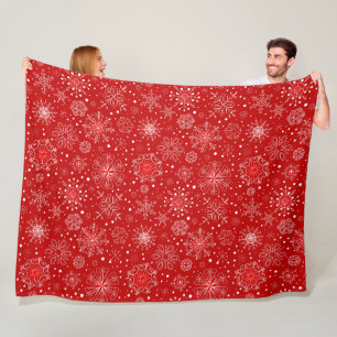Feierliche Fleece-Wurfdecke Fleecedecke