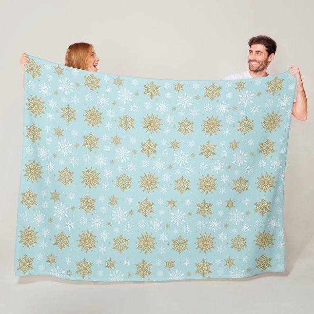 Feierliche Fleece-Wurfdecke Fleecedecke (Beispiel)
