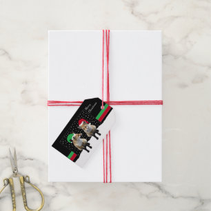 Feierliche Fox Cubs Geschenktasten Geschenkanhänger