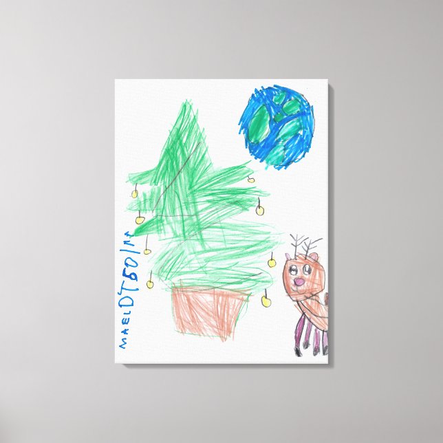 Feierliche Freude: Eine Vision eines Kindes von We Leinwanddruck (Vorderseite)