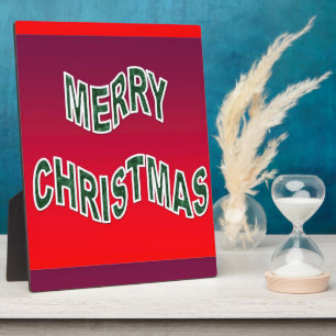 Feierliche Frohe Weihnachten Fotoplatte