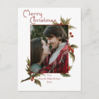 Feierliche Frohe Weihnachten | Holly | FOTO