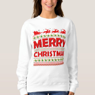 Feierliche Frohe Weihnachten Sweatshirt