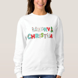 Feierliche Frohe Weihnachten Urlaub Sweatshirt