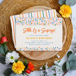 Feierliche Fun Überraschung Geburtstagsparty Einladung