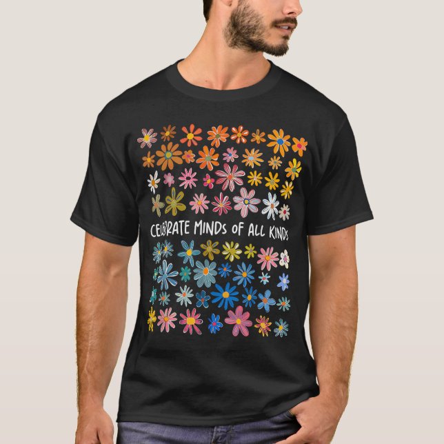 Feierliche Gedanken aller Art von Blume T-Shirt (Vorderseite)