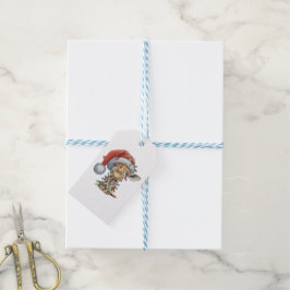 Feierliche Giraffe Geschenkanhänger